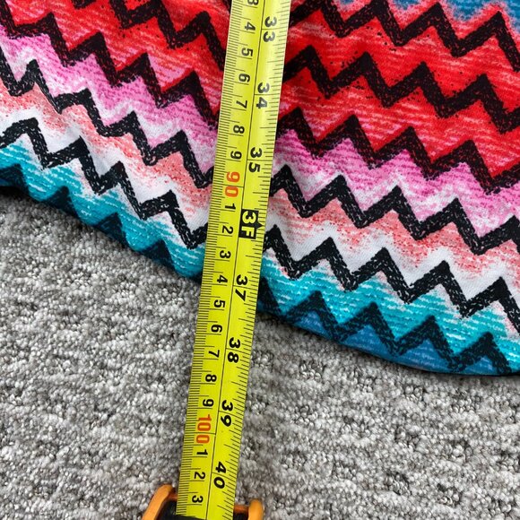 Guilty Women's Mini Tube Top Dress Size Large L Multicolor Colorful Strapless - Picture 9 of 9